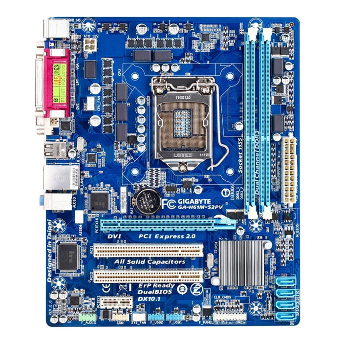 مادربرد گیگابایت مدل GIGABYTE H61 M-S2PV
