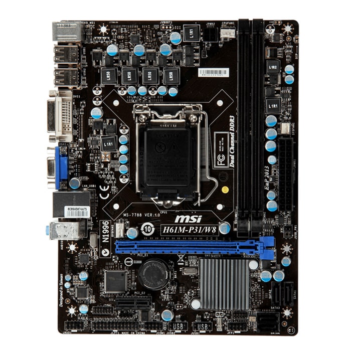مادربرد ام اس آی مدل MSI H61 M-P31-W8