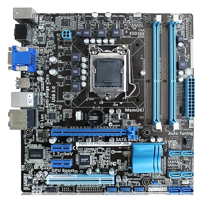 مادربرد ایسوس مدل ASUS P8H61 M-PRO