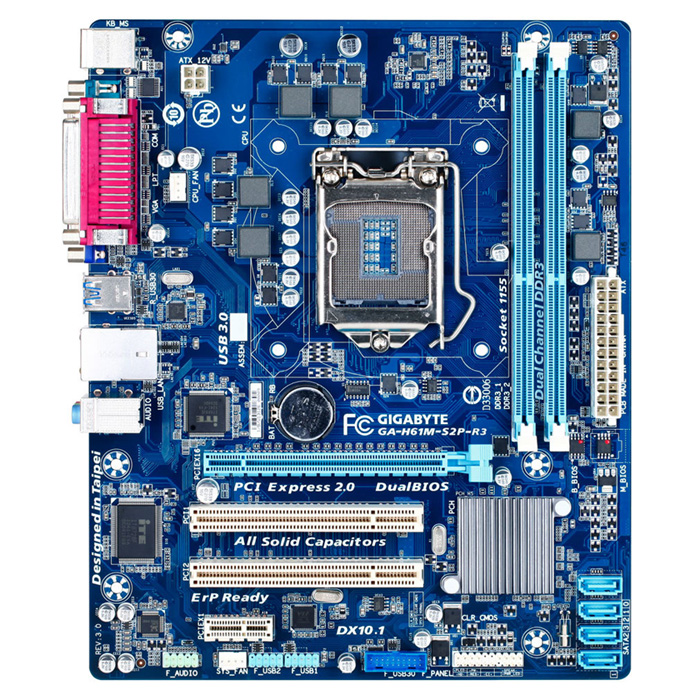 مادربرد گیگابایت مدل GIGABYTE H61 M-S2P-R3