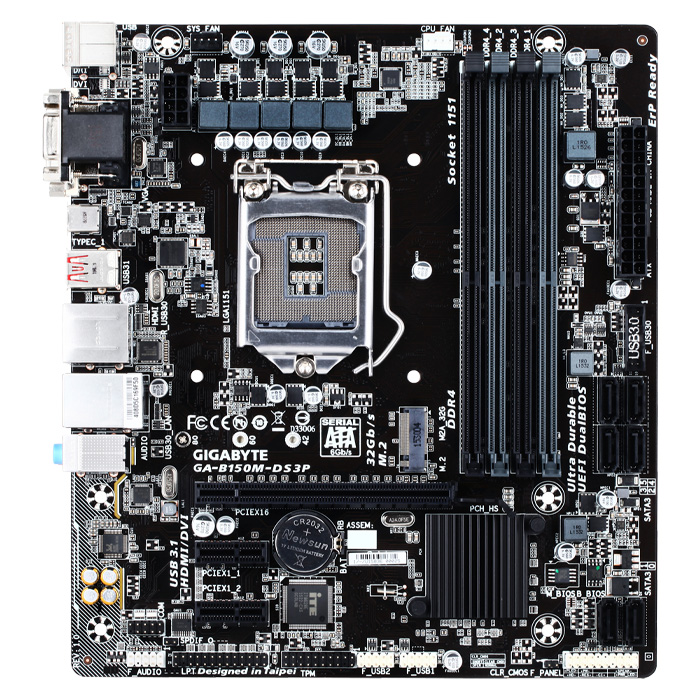 مادربرد گیگابایت مدل GIGABYTE B150M-DS3P
