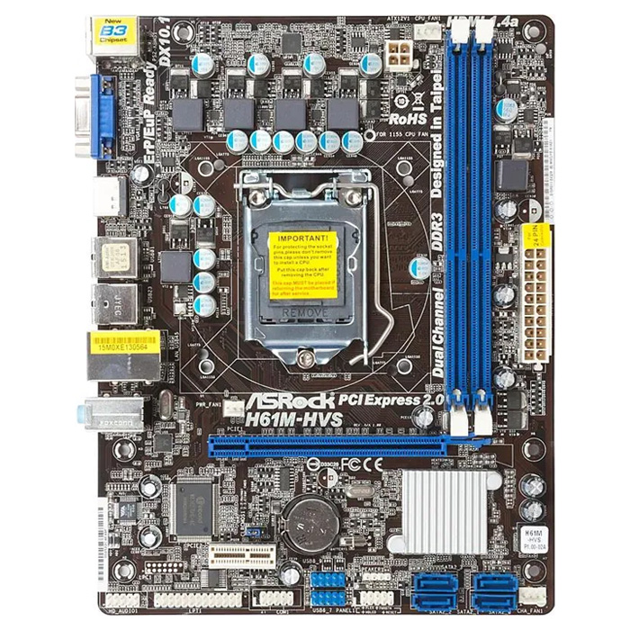 مادربرد ازراک مدل ASROCK H61M-HVS