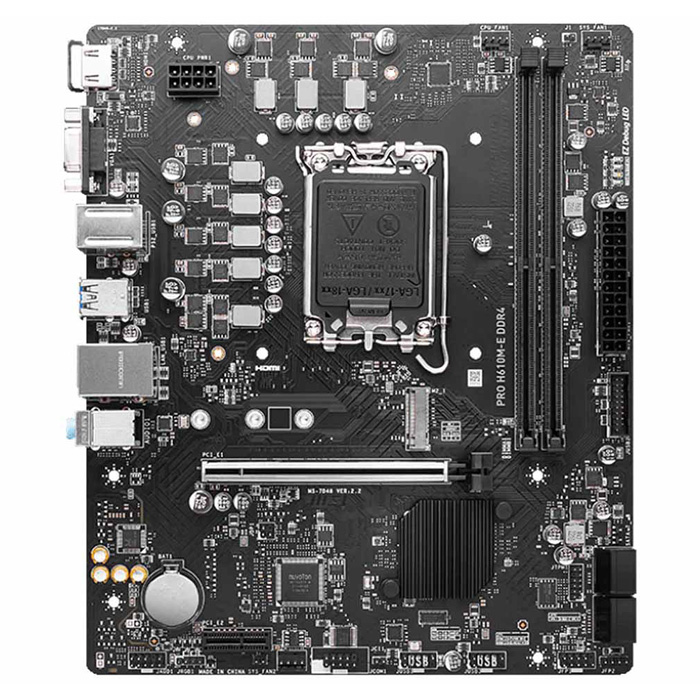 مادربرد ام اس آی مدل MSI PRO H610M-E DDR4