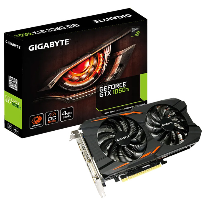 کارت گرافیک گیگابایت مدل GIGABYTE GTX1050TI 4G OC
