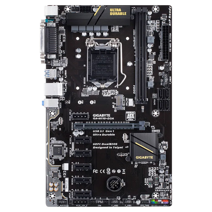 مادربرد گیگابایت مدل GIGABYTE H110-D3A