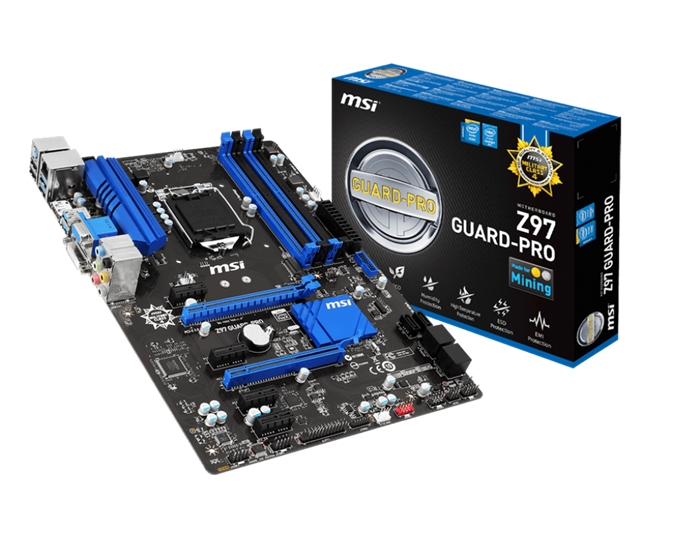 مادربرد ام اس آی مدل    MSI  Z97 GUARD-PRO  DDR3