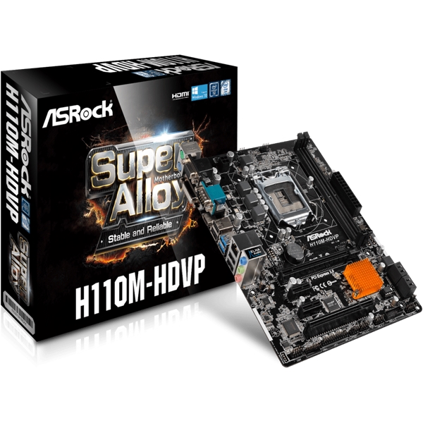 مادربرد ازراک مدل  ASROCK  H110M-HDVP  DDR4