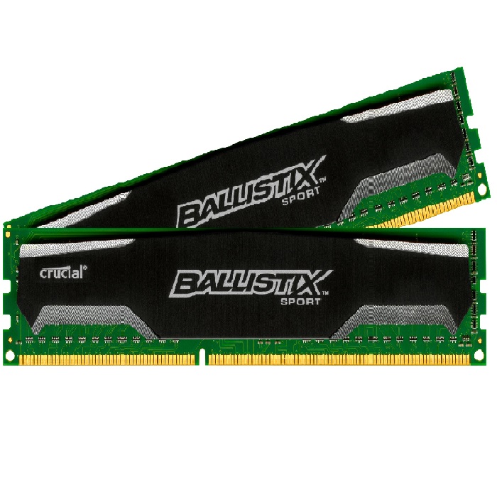 رم دسکتاپ کارکرده کروشیال DDR3 مدل CRUCIAL BALLISTIX SPORT 4GB PC3 1600Mhz