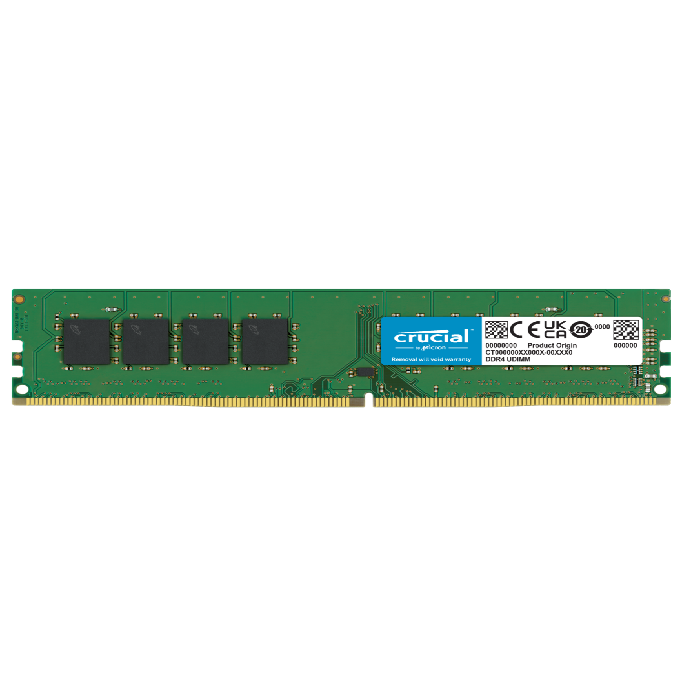 رم دسکتاپ آکبند16 گیگ کروشیال DDR4 مدل  CT16GFD824A.C16FT CL17