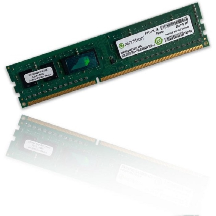 رم دسکتاپ کارکرده رندیشن DDR3 مدل RENDITION 2GB PC3 1333Mhz