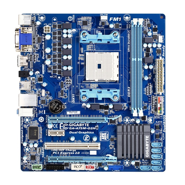 مادربرد گیگابایت مدل GIGABYTE A75-D2H