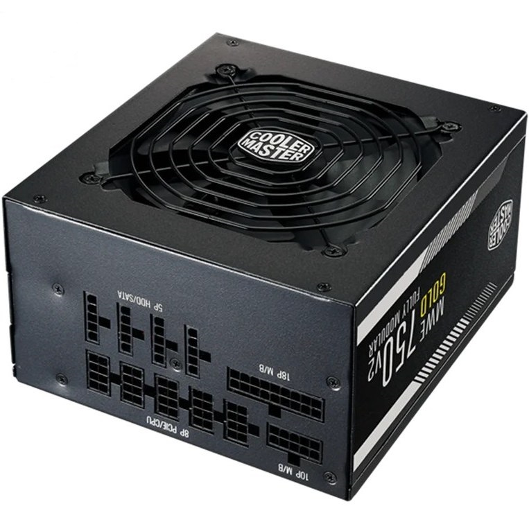 پاور  کارکرده کولر مستر فول ماژولار 750 وات مدل  COOLER MASTER MWE 750 GOLD