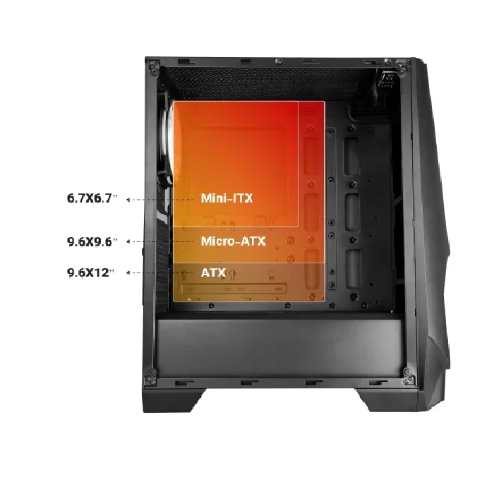 کیس گیمینگ Mid Tower فاطر مدل Fater FG-527B