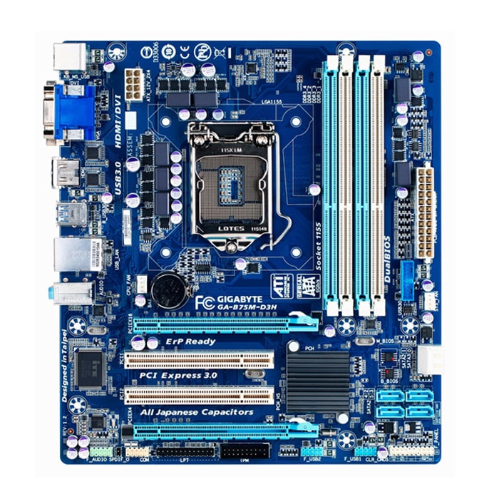 مادربرد گیگابایت مدل GIGABYTE B75 M-D3H