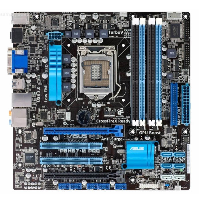 مادربرد ایسوس مدل ASUS P8H67 M-PRO