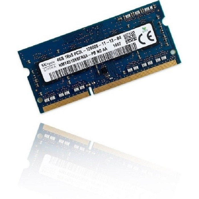 رم لپ تاپ کارکرده 4گیگ هاینیکس DDR3 مدل HMT451S6BFR8A-PB  1600Mhz PC3L CL11