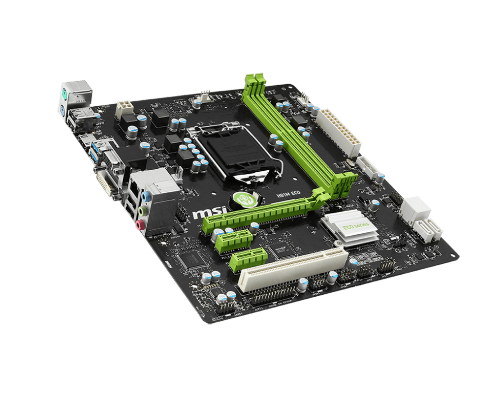 مادربرد کارکرده ام اس آی DDR3 مدل MSI H81M ECO
