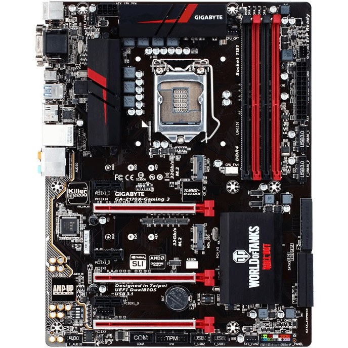 مادربرد کارکرده گیگابایت DDR4 مدل GA-Z170X-Gaming 3
