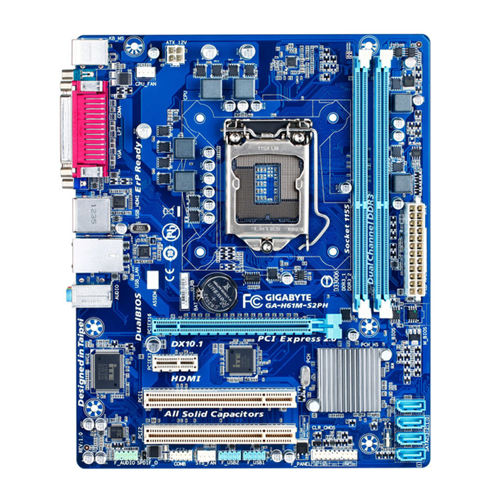 مادربرد گیگابایت مدل GIGABYTE H61 M-S2PH