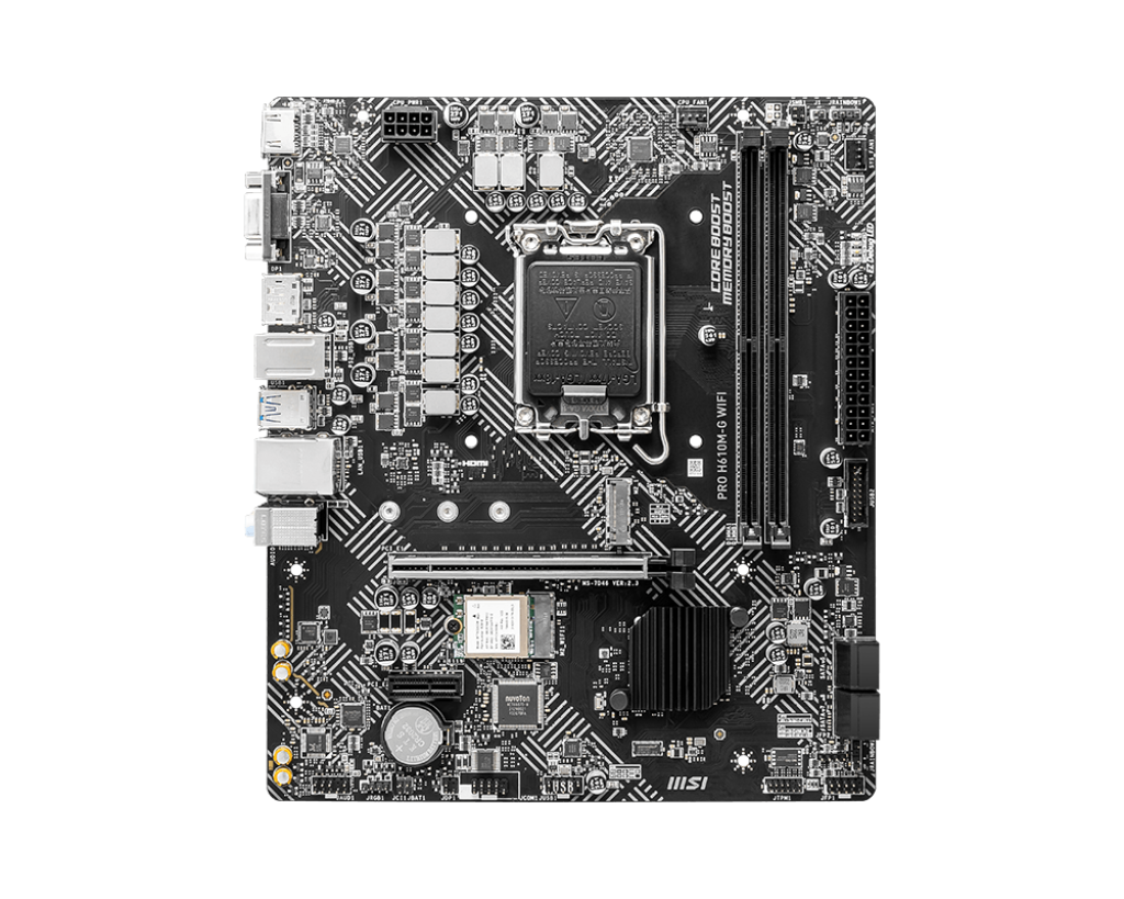 مادربرد ام اس آی سوکت 1700 مدل MSI PRO H610M-G WIFI DDR5 کارکرده