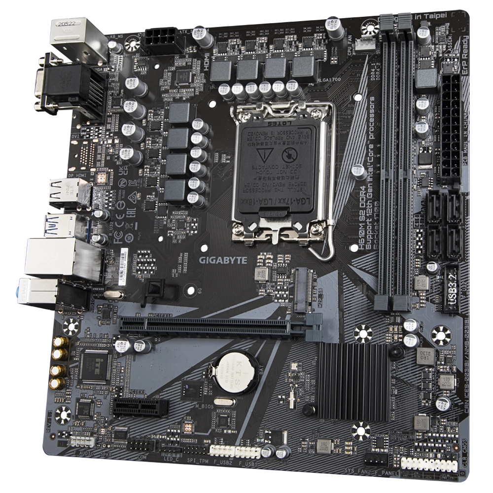 مادربرد گیگابایت  سوکت 1700  مدل GIGABYTE H610M S2 DDR4