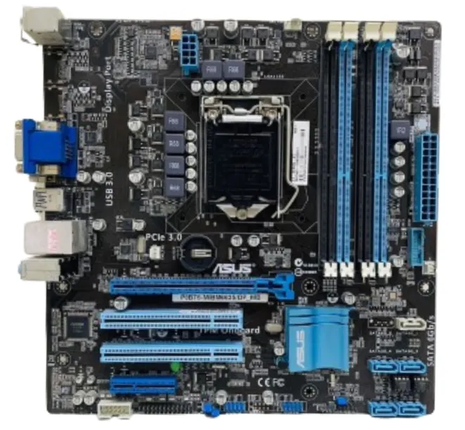 مادربرد کارکرده ایسوس مدل ASUS B75M-BM DDR3 LGA1155 Mini-ATX