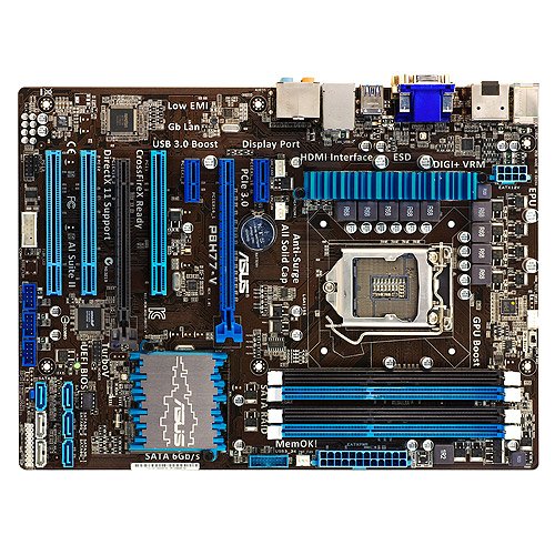 مادربرد کارکرده ایسوس مدل ASUS P8H77-V DDR3 INTEL LGA1155 ATX