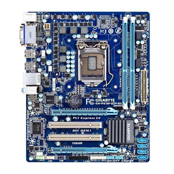 مادربرد گیگابایت مدل GIGABYTE H61 M-D2P-B3