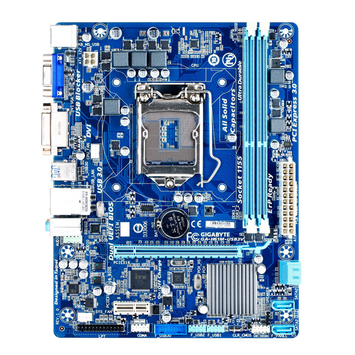 مادربرد گیگابایت مدل GIGABYTE H61  M-USB3V